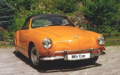 This was my car a 1971 Karmann Ghia Convertible as it looked in 2003