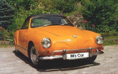  This was my car a 1971 Karmann Ghia Convertible as it looked in 2003